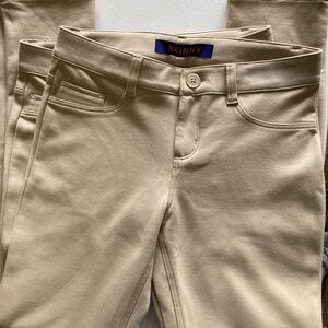 French Toast NWT khaki stretch pants girls size 12 2 pairs
